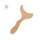 Fish Tail Shaped Wooden Massage Tool